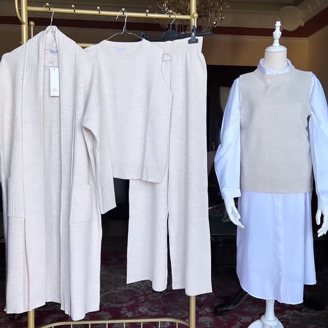 3 pieces setFree size- length:110cmTurkish High qu...