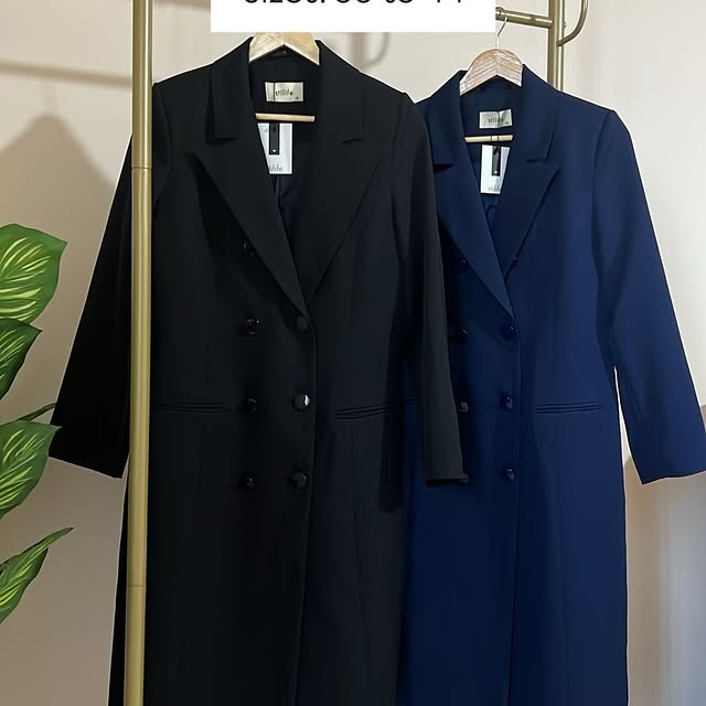 Black and Navy blazers Sizes: 36 to 44Length: 106 ...