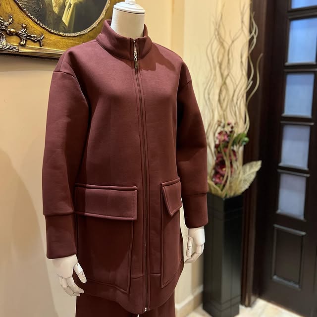 Comfy Fleeced setAvailable in 2 colors: dark maroo...