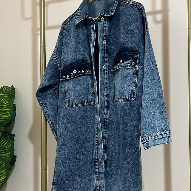 Denim free size jacketLength: 93 cmPrice: 35$
