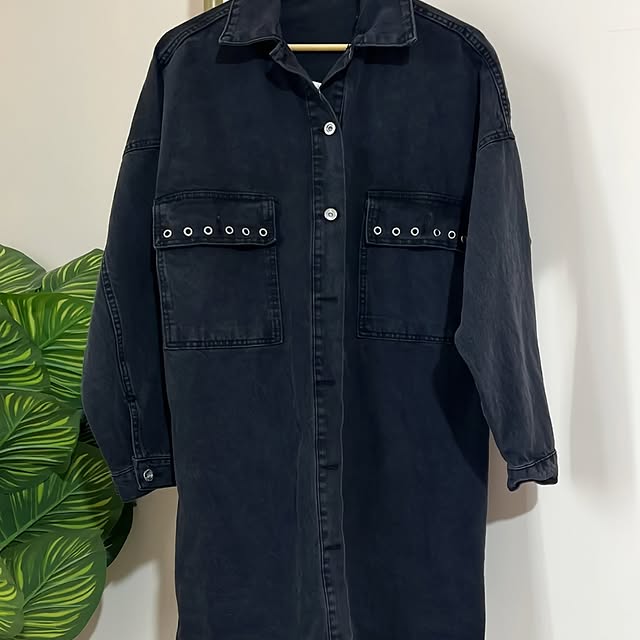 Denim free size jacketLength: 93 cmPrice: 35$