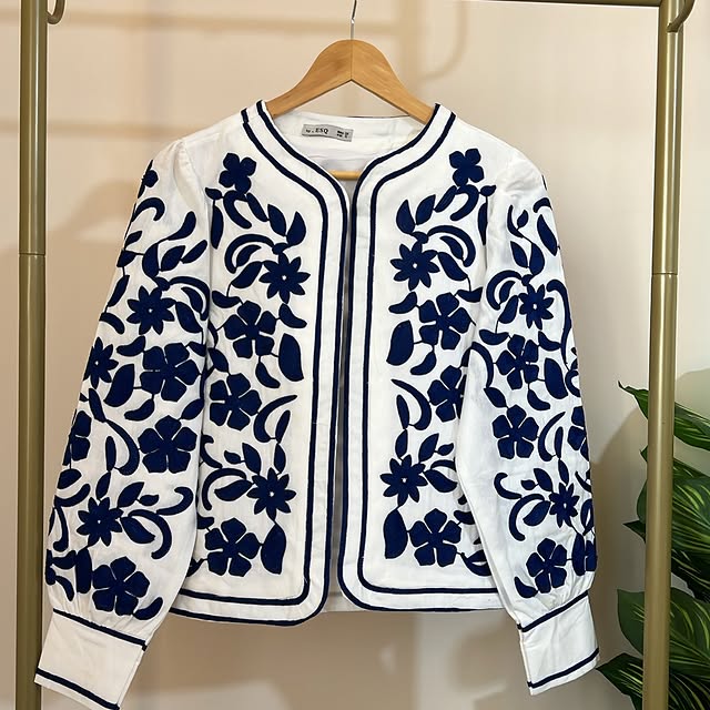 Embroidery jacket available in s,m,l for 39$