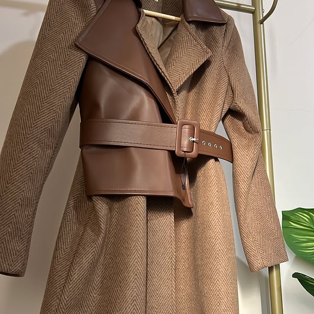 Joukh with leather coat Available in 2 colors (wal...
