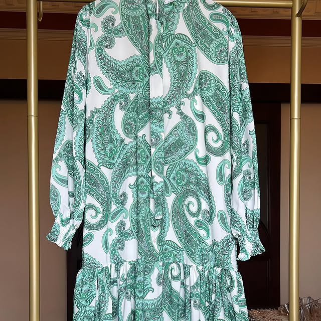 Maxi elegant dress(مع بطانة)Size 1 (36,38,40)Size ...