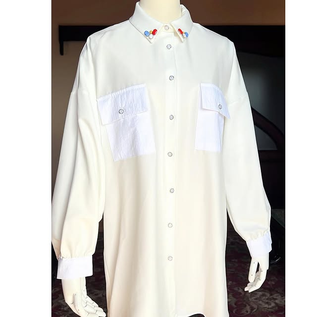 Offwhite with white chemise One size~ Available in...