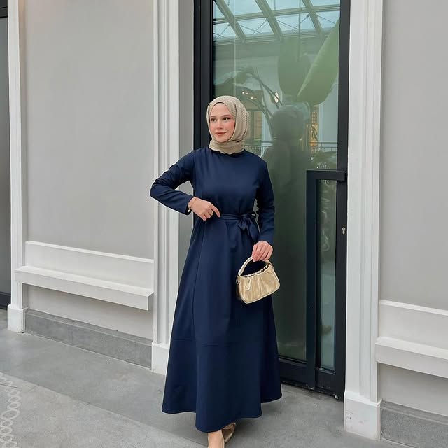 Soft crepe maxi dress 3 colors available (navy, gr...