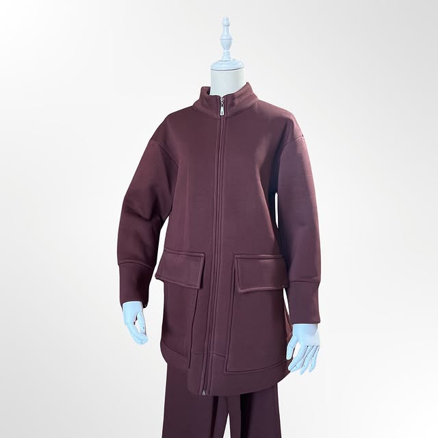 Sporty Fleeced setAvailable in 2 colors: dark maro...
