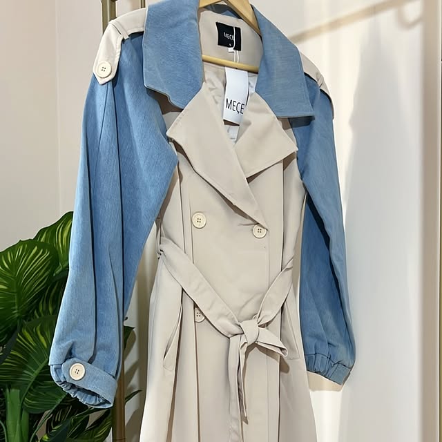 Spring trench coat premium quality Available in si...