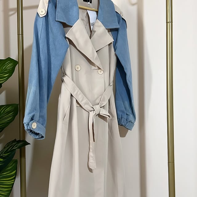 Spring trench coat premium quality Available in si...