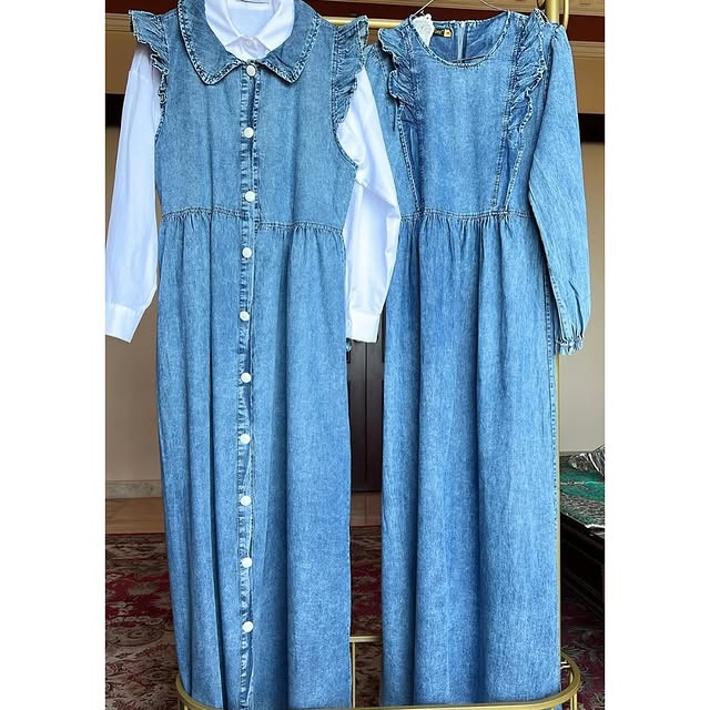 Turkish Denim dresses 2 models available (with sle...